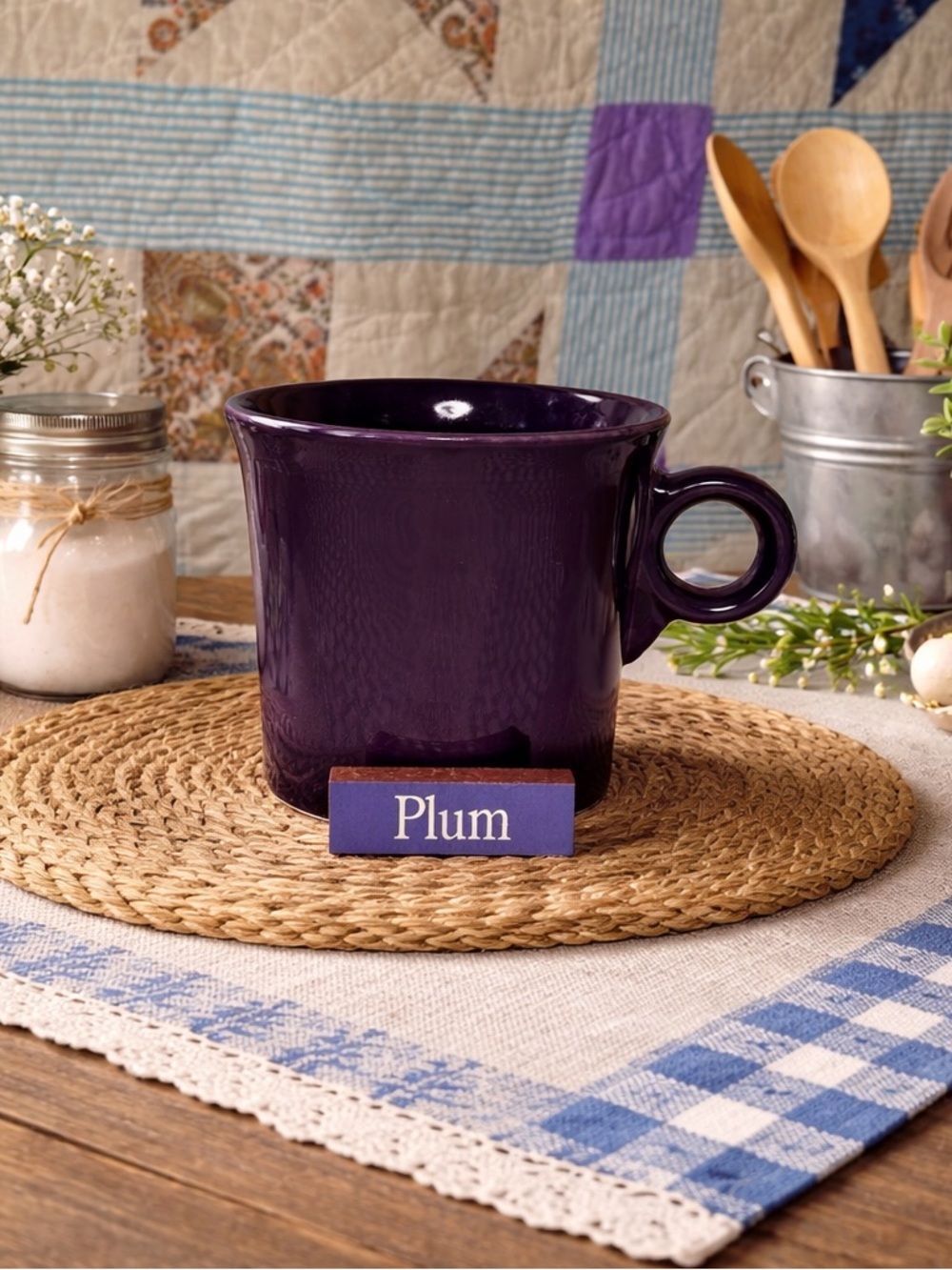 Fiestaware Plum Ring Mug